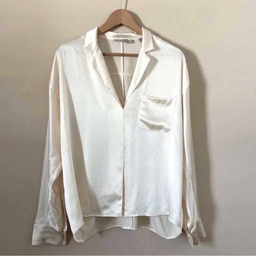 Vince Cream Women's Blouse brand new